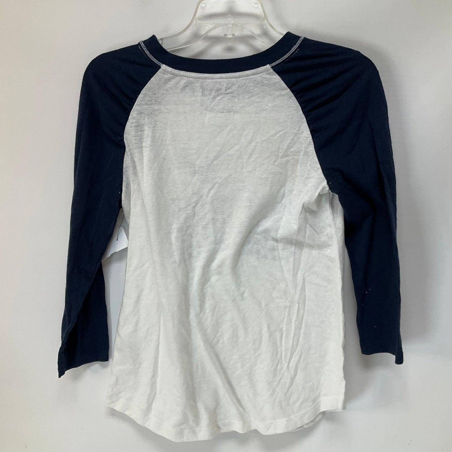 Blue & White Top Long Sleeve Anthropologie, Size Xs