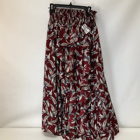 Red Skirt Maxi Anthropologie, Size M