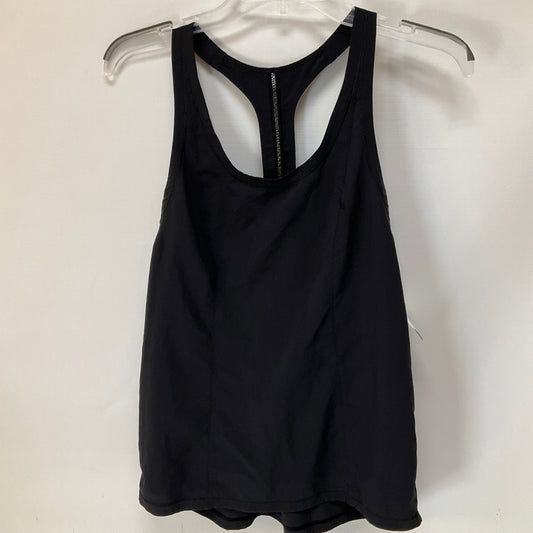 Black Athletic Tank Top Lululemon, Size 4