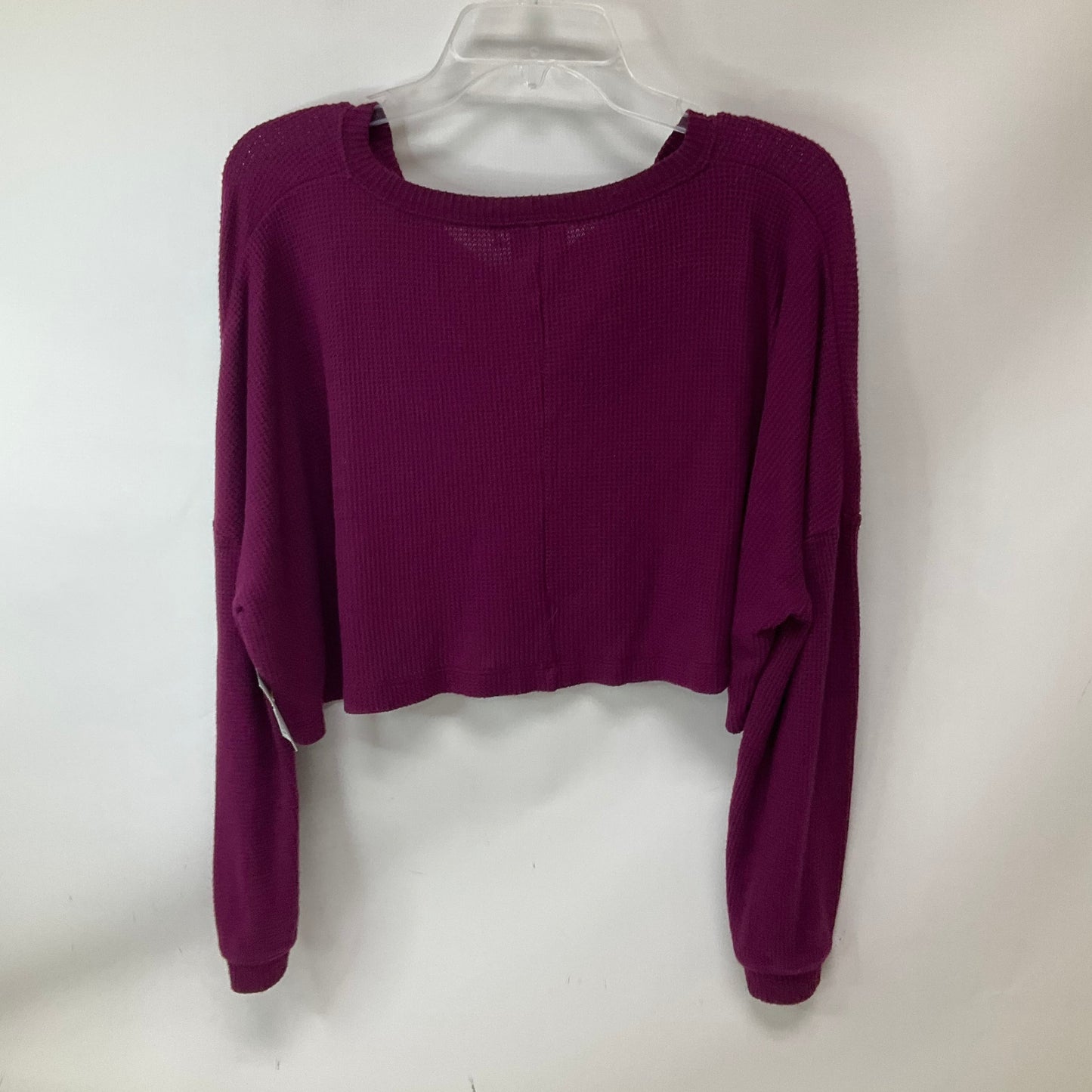 Top Long Sleeve By Urban Outfitters In Purple, Size: S