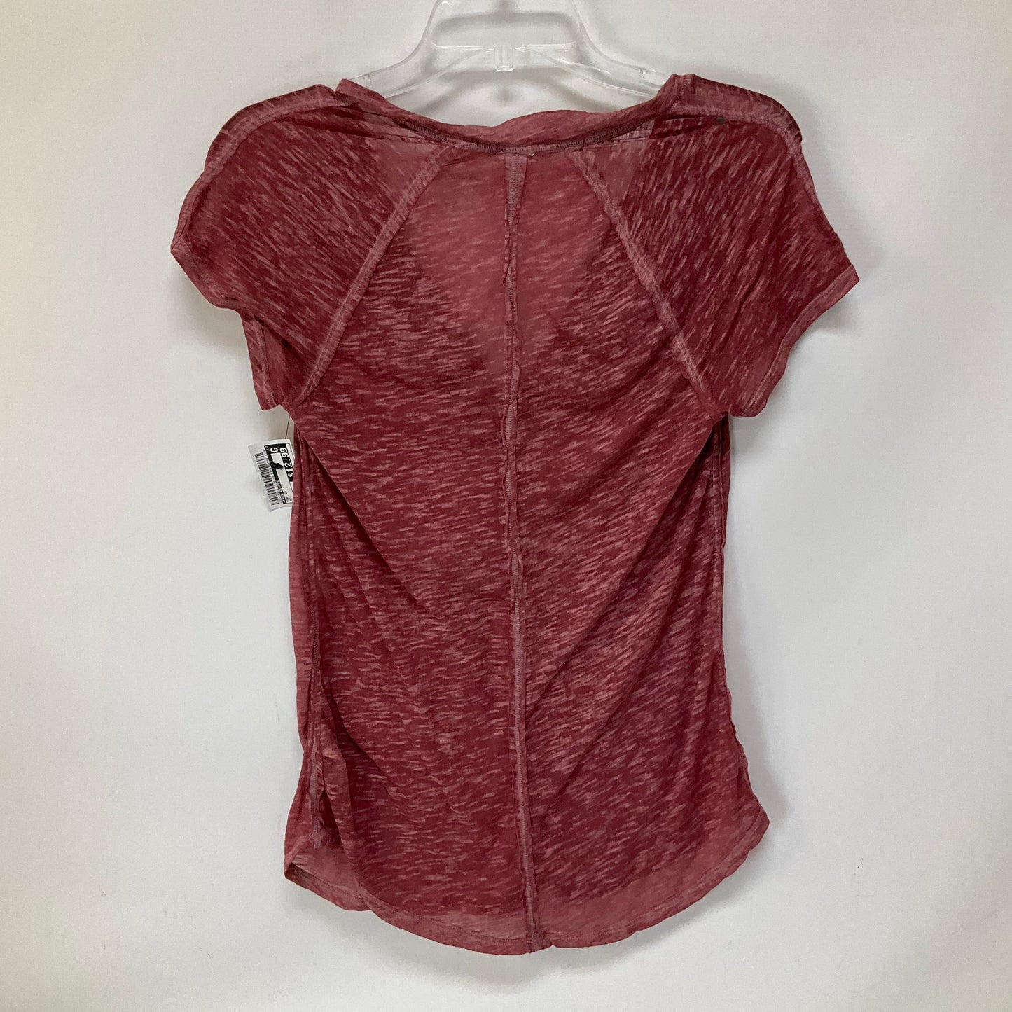 Red Top Short Sleeve Free People, Size S