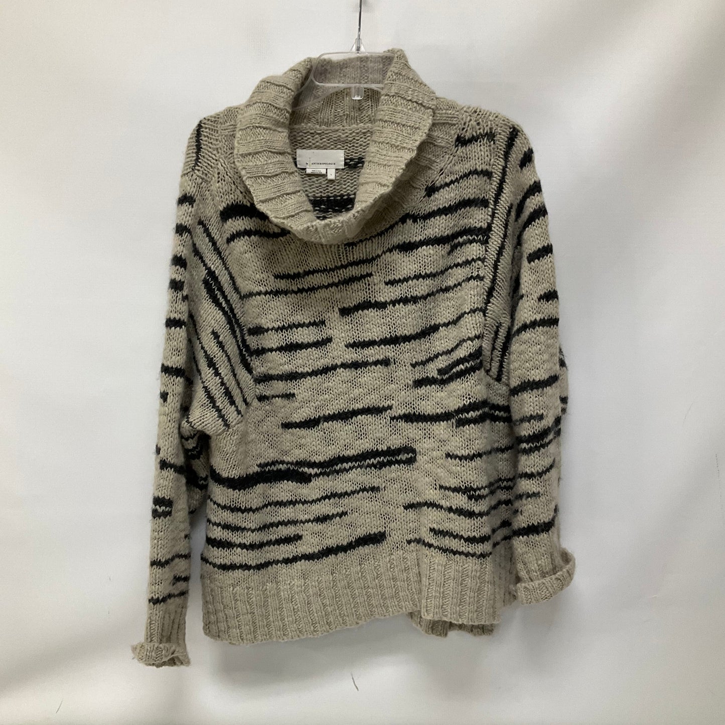 Sweater By Anthropologie In Tan, Size: L