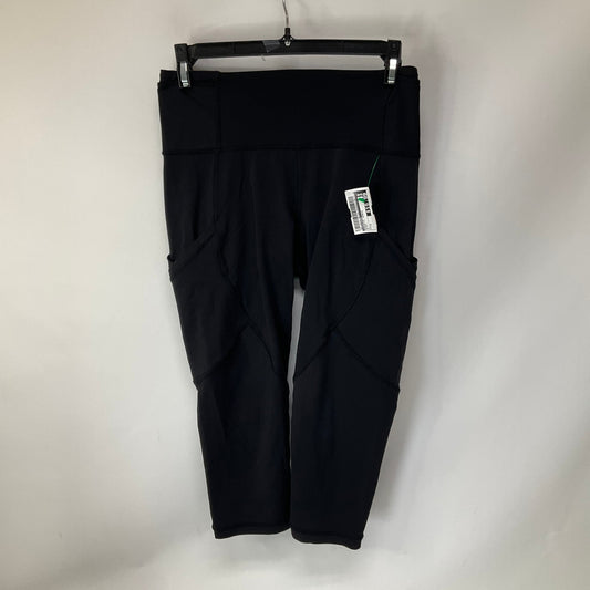 Athletic Capris By Lululemon In Black, Size: 4