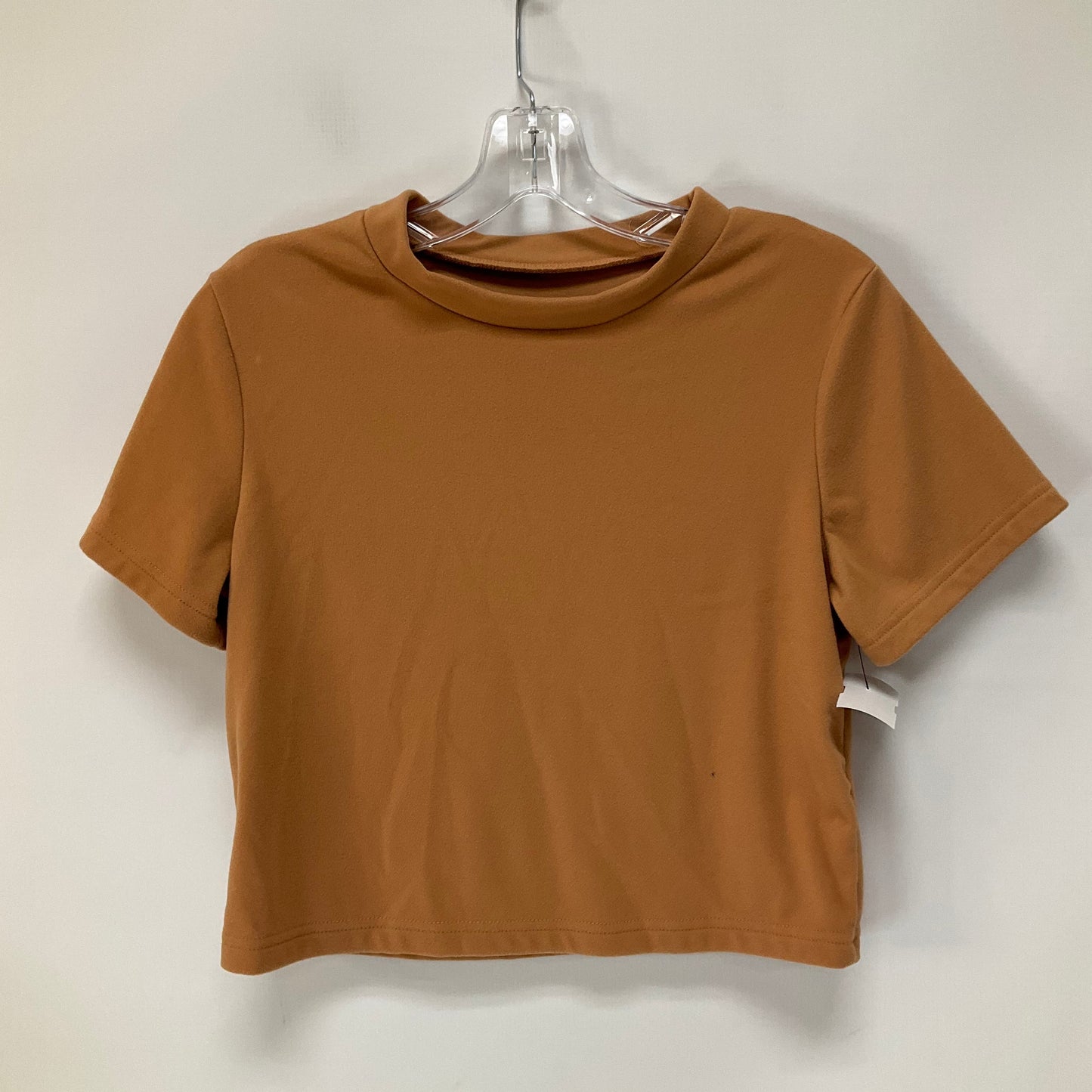 Orange Top 2pc Short Sleeve Clothes Mentor, Size S