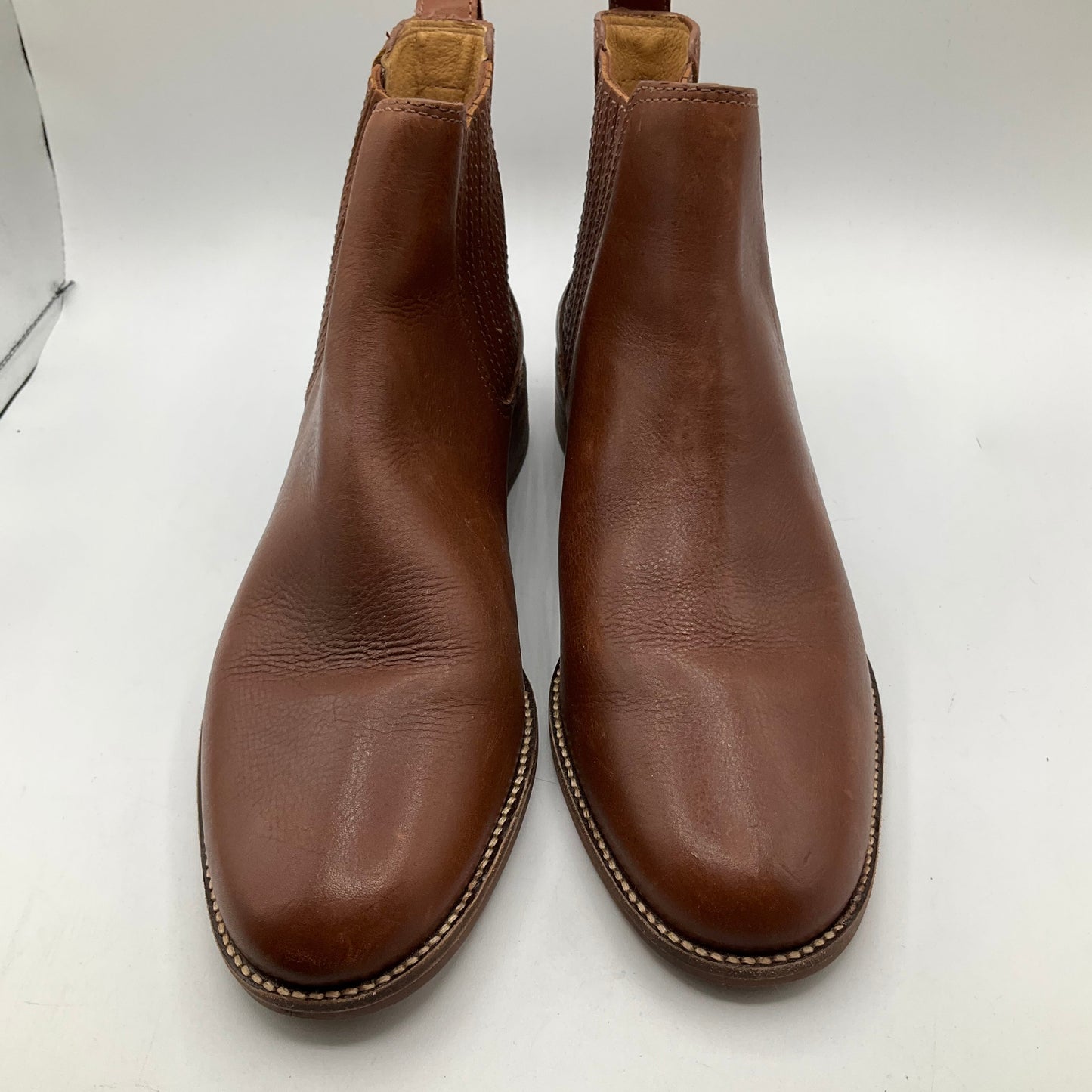 Boots Ankle Flats By Madewell In Brown, Size: 10