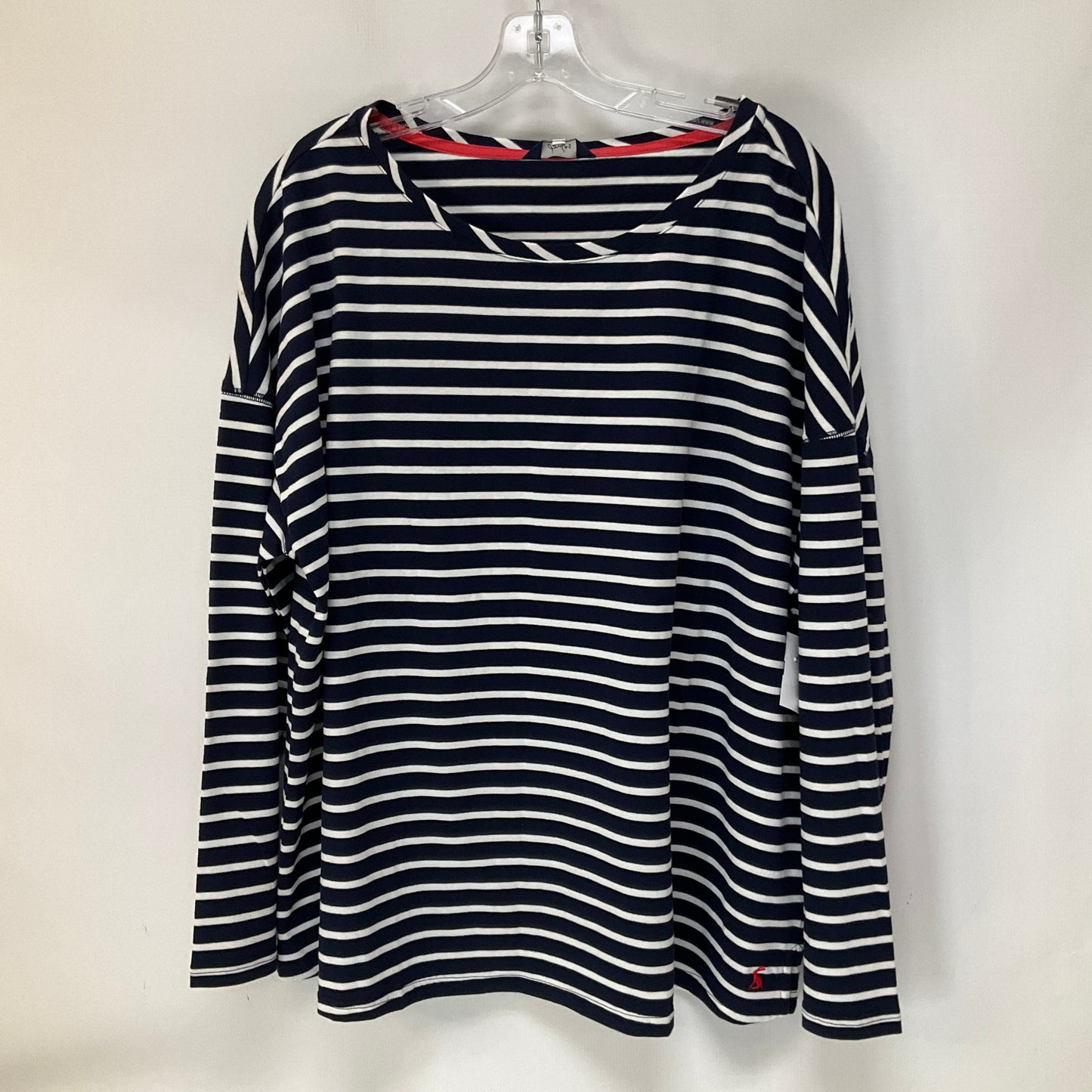 Striped Pattern Top Long Sleeve Joules, Size 14