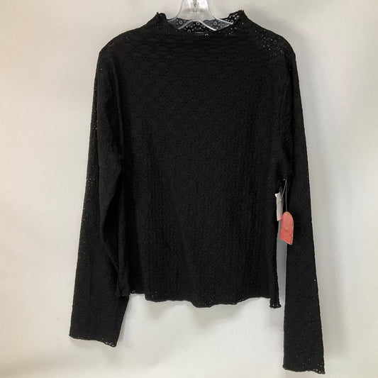 Black Top Long Sleeve Cmc, Size 1x