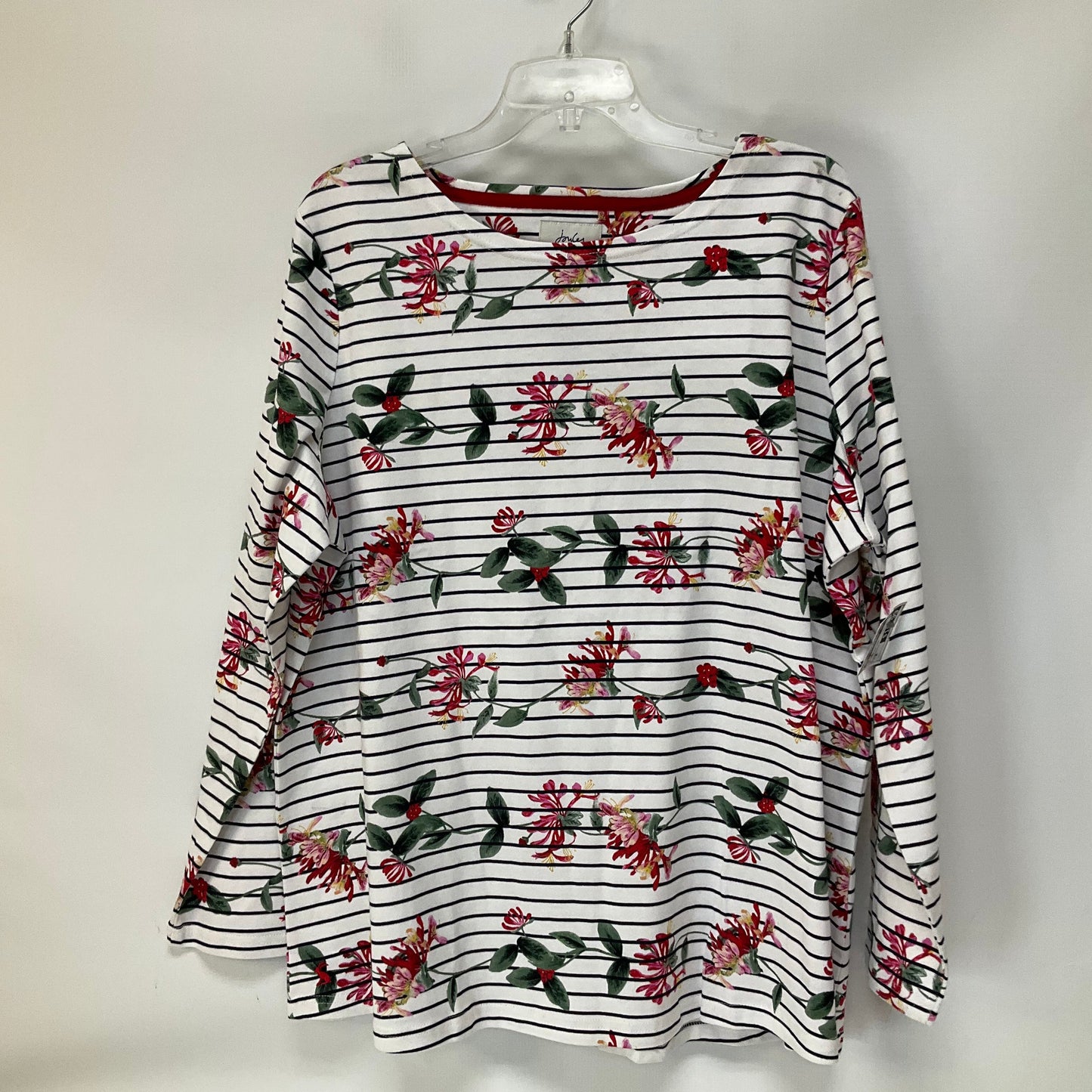 Striped Pattern Top Long Sleeve Joules, Size M