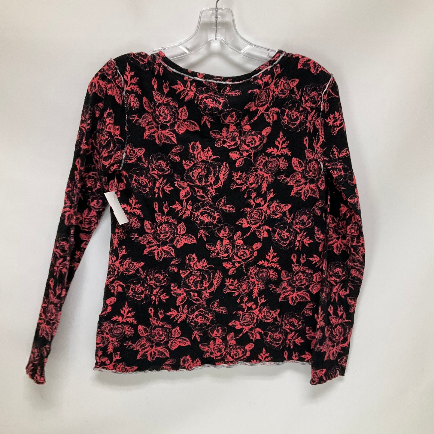 Floral Print Top Long Sleeve Sundance, Size Xs