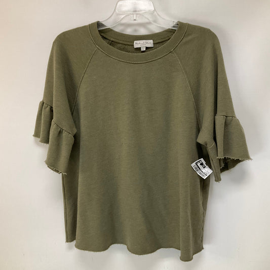 Green Top Short Sleeve Michael Stars, Size L