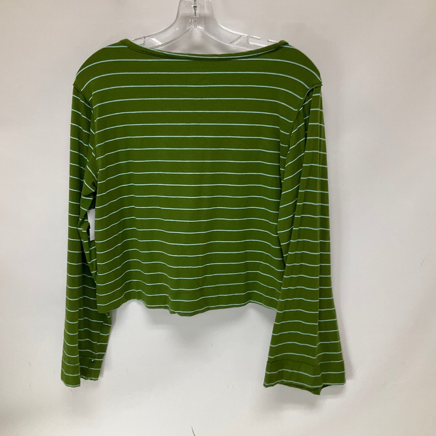 Top Long Sleeve By Anthropologie In Green, Size: S