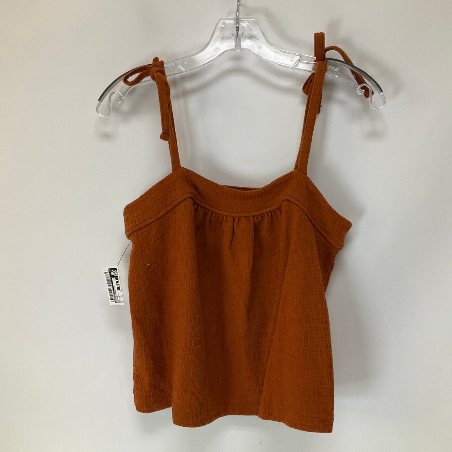 Orange Top Sleeveless Madewell, Size Xs