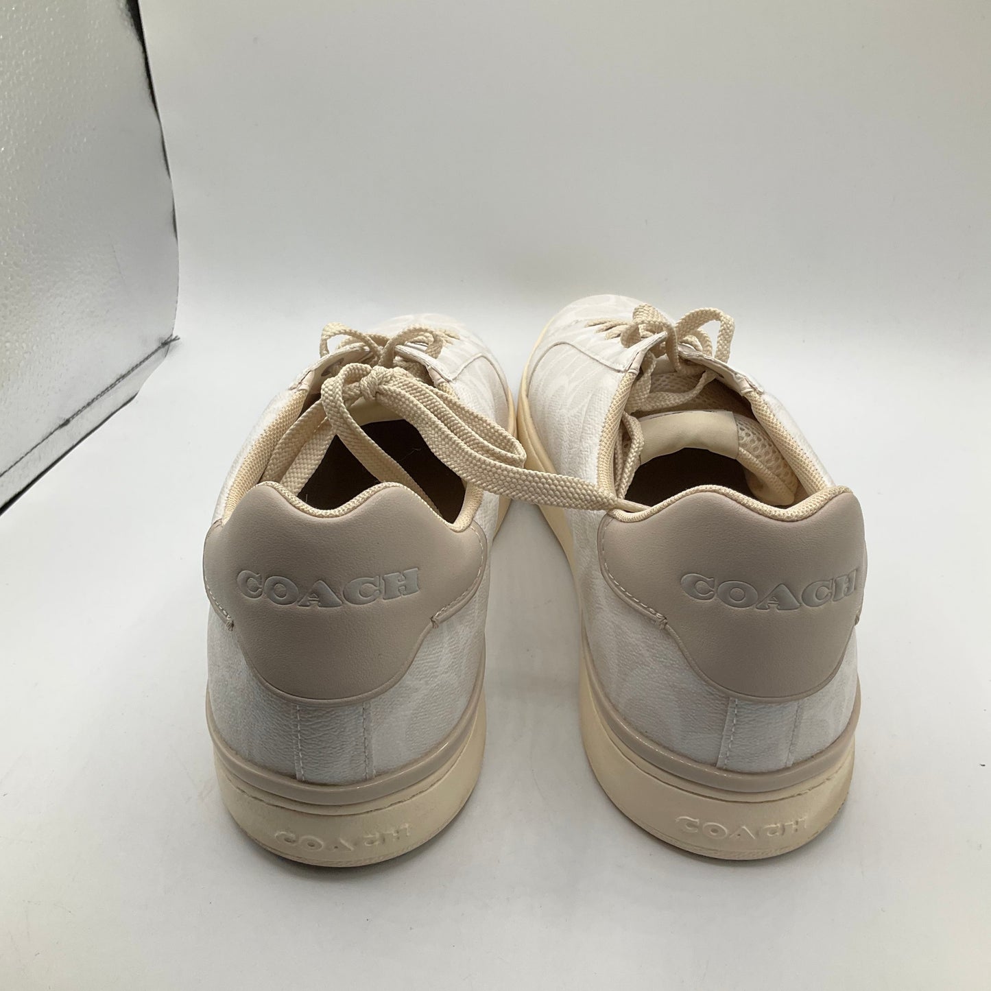 Shoes Sneakers By Coach In Cream, Size: 14.5