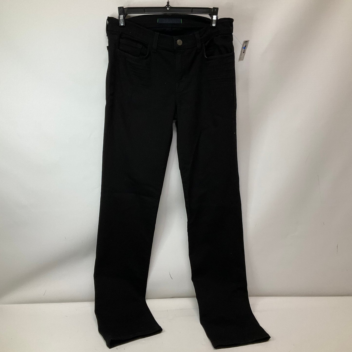 Jeans Straight By J Brand In Black Denim, Size: 6