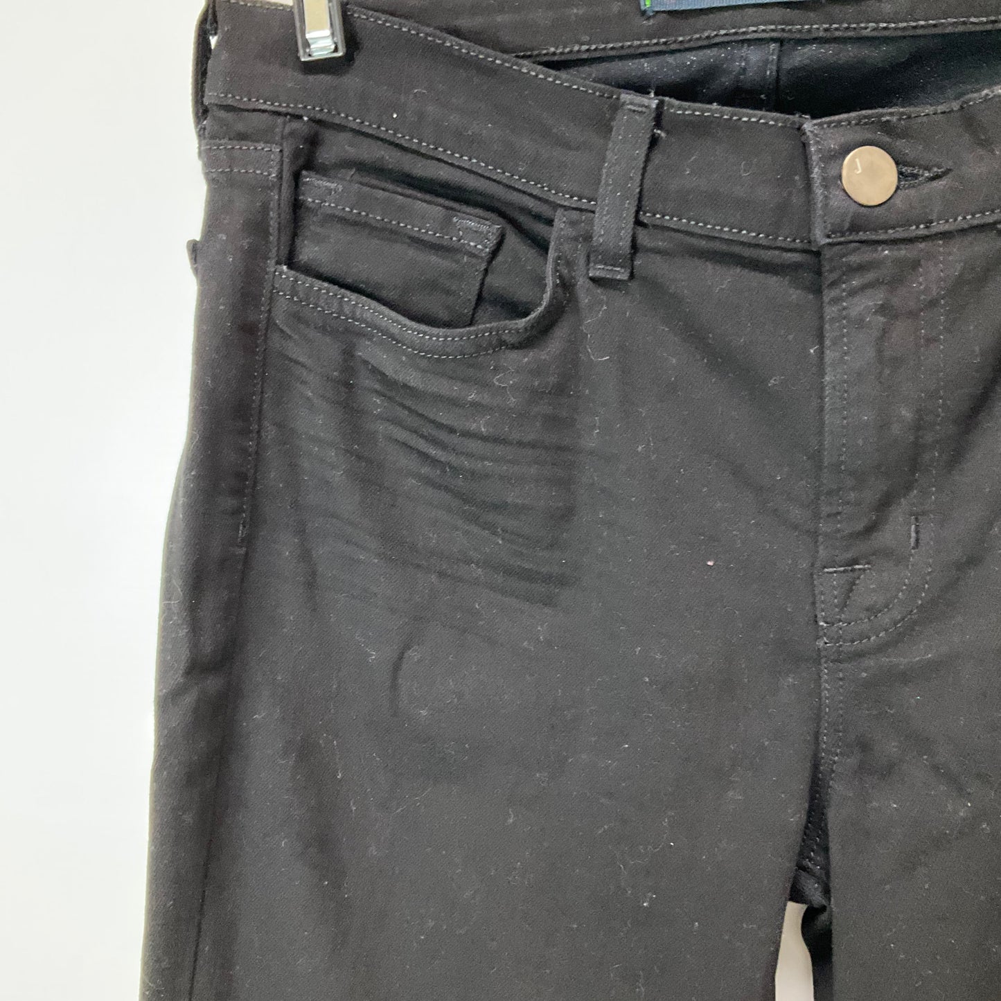 Jeans Straight By J Brand In Black Denim, Size: 6