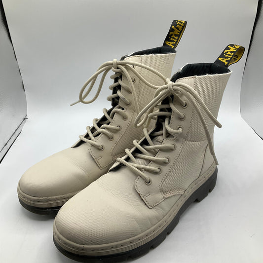 Boots Combat By Dr Martens In Cream, Size: 8