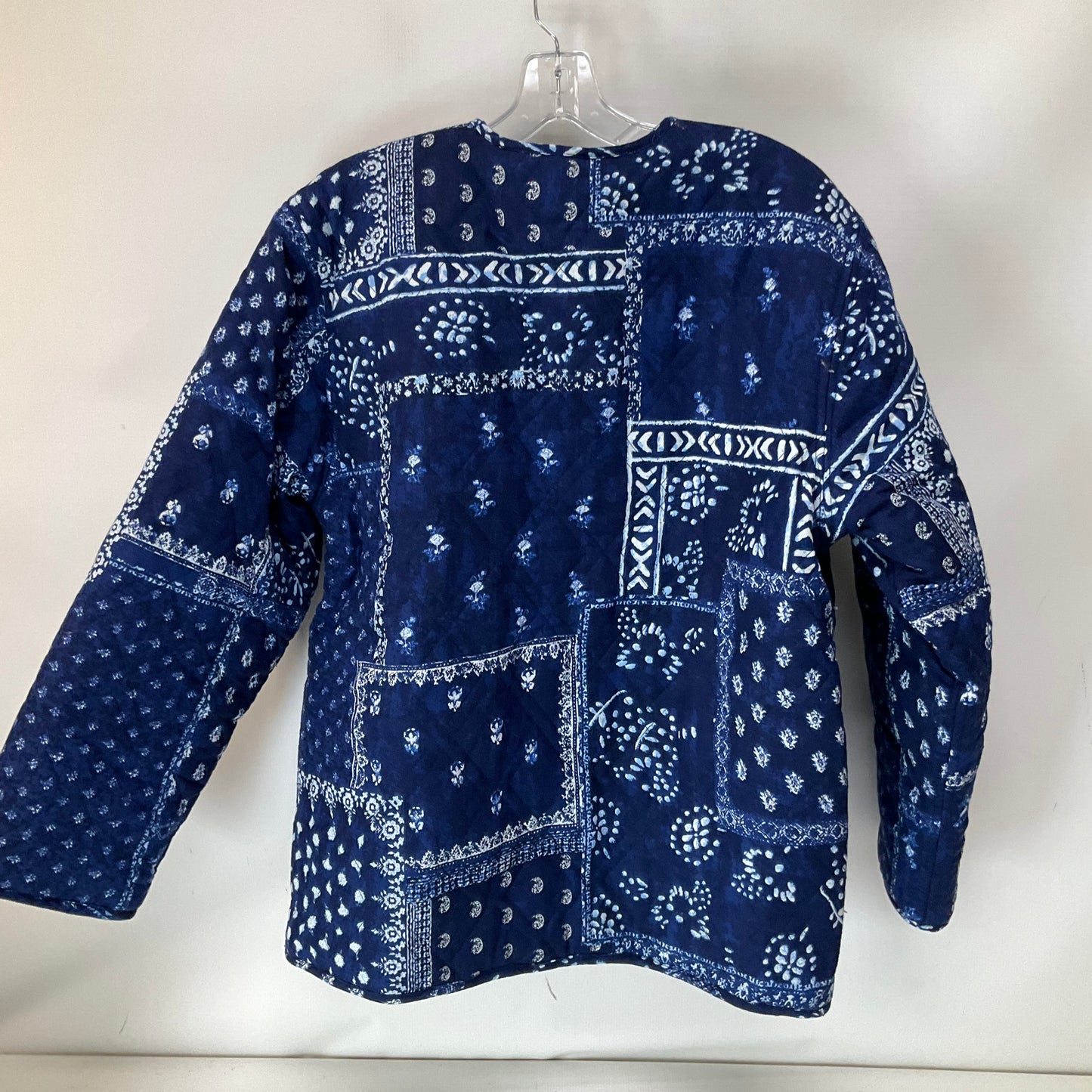 Jacket Puffer & Quilted By Cma In Blue, Size: M