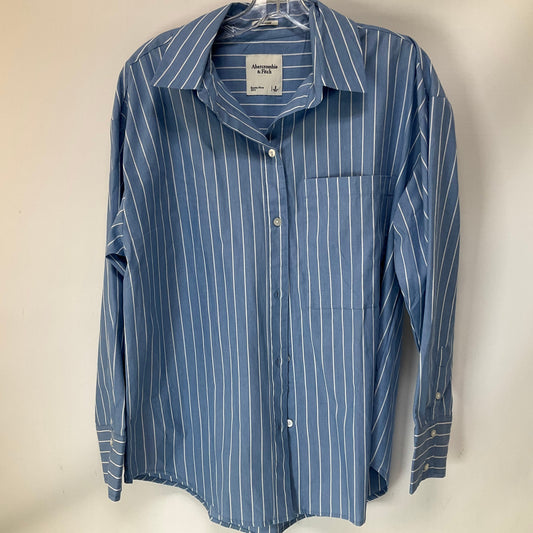 Top Long Sleeve By Abercrombie And Fitch In Striped Pattern, Size: S