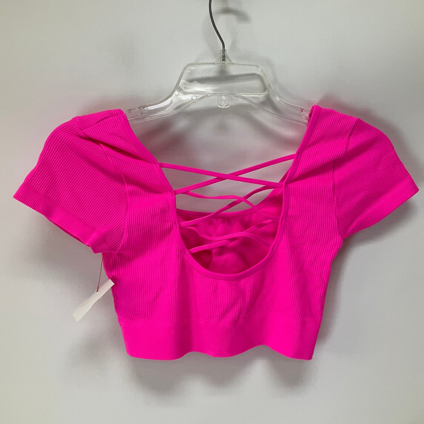 Athletic Top Short Sleeve By Aerie In Pink, Size: M