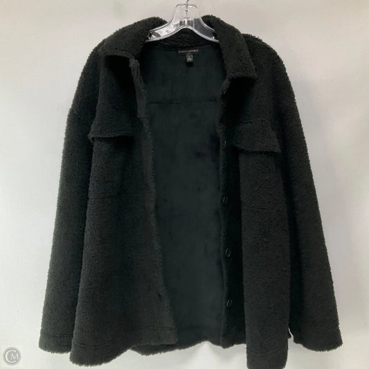 Jacket Fleece By Banana Republic In Black, Size: L