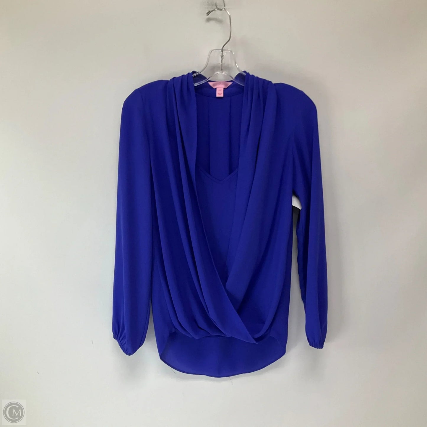 Top Long Sleeve Designer By Lilly Pulitzer In Blue, Size: Xxs