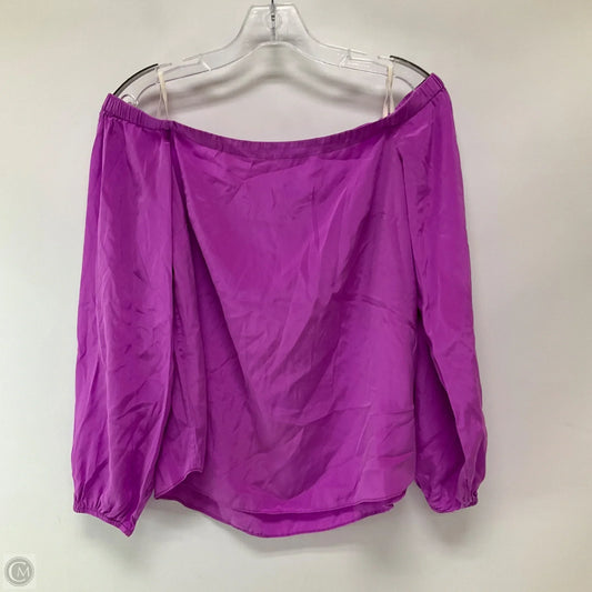 Top Long Sleeve Designer By Lilly Pulitzer In Purple, Size: S