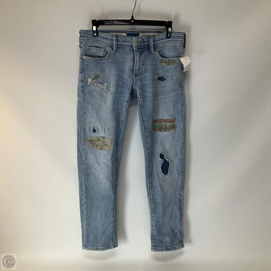Jeans Skinny By Pilcro In Blue Denim, Size: 0