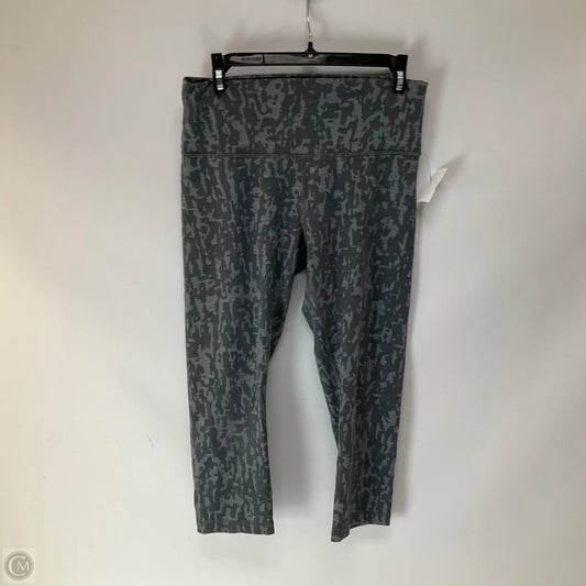 Athletic Leggings Capris By Lululemon In Grey, Size: 10