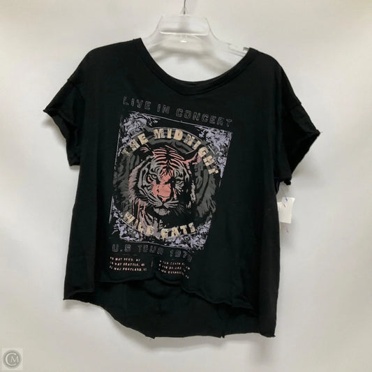 Top Short Sleeve By Pilcro In Black, Size: S