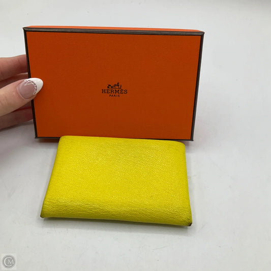 Wallet Luxury Designer By Hermes, Size: Small