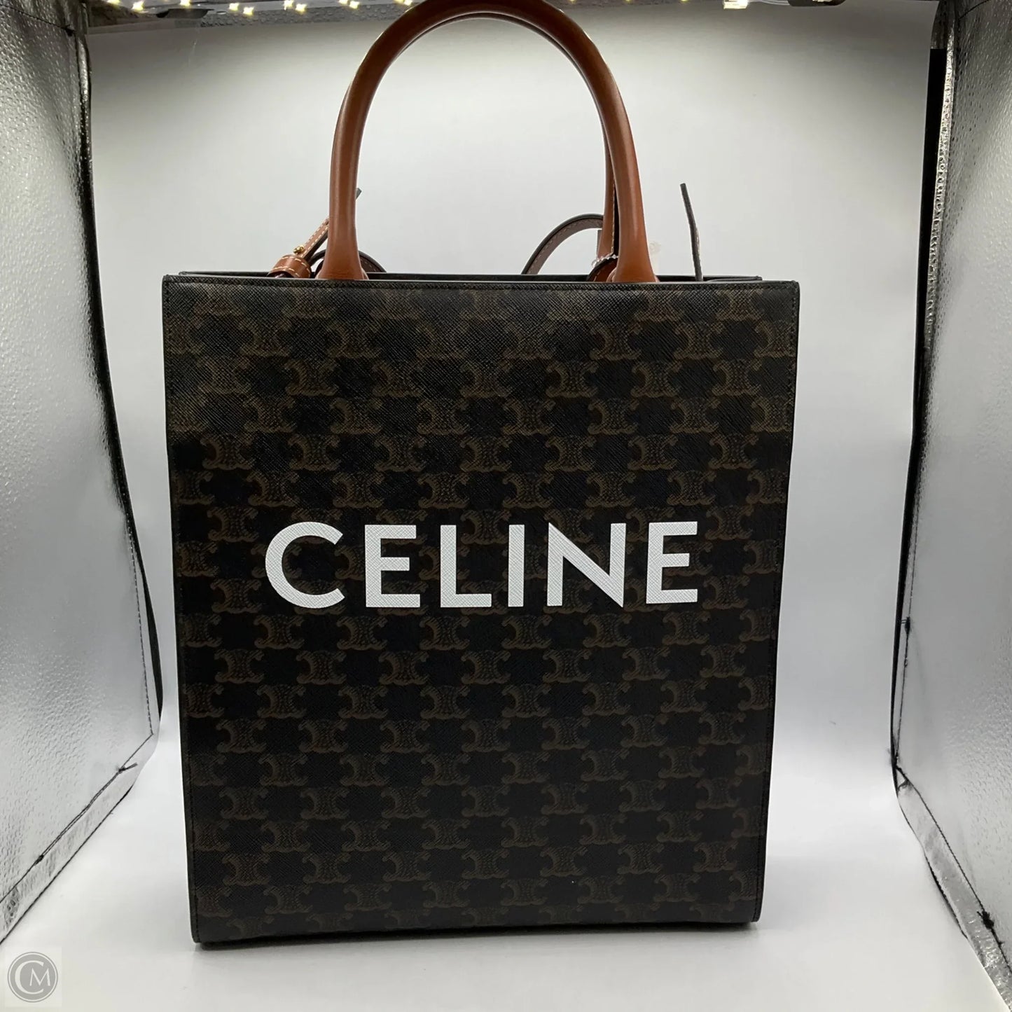 Tote Luxury Designer By Celine, Size: Medium