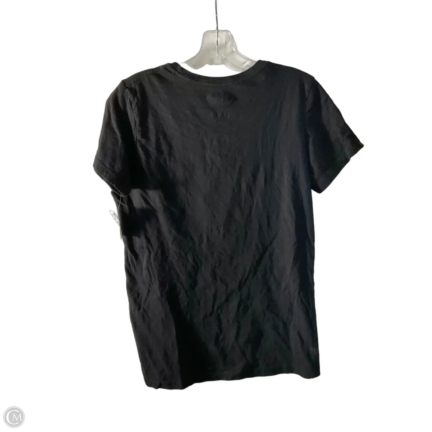 Athletic Top Short Sleeve By Nfl In Black, Size: L