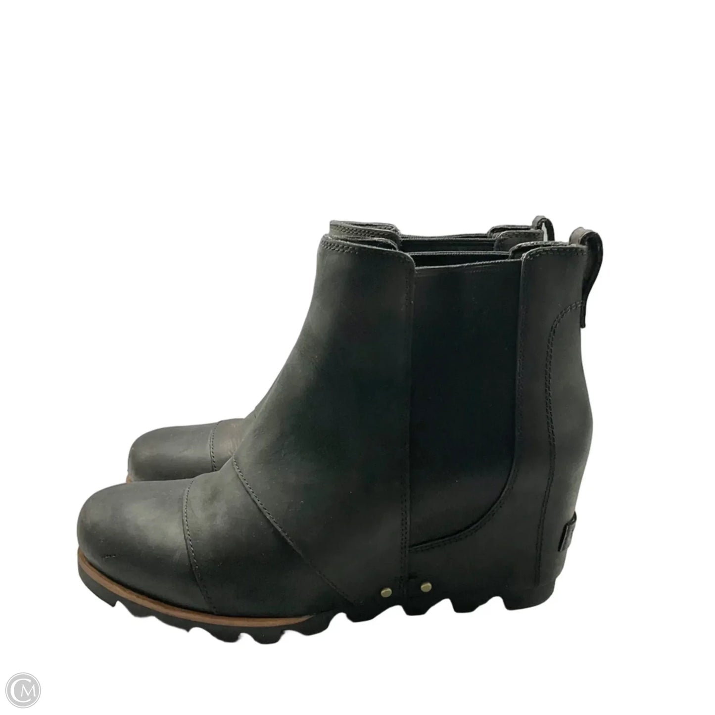 Boots Ankle Heels By Sorel In Black, Size: 9.5