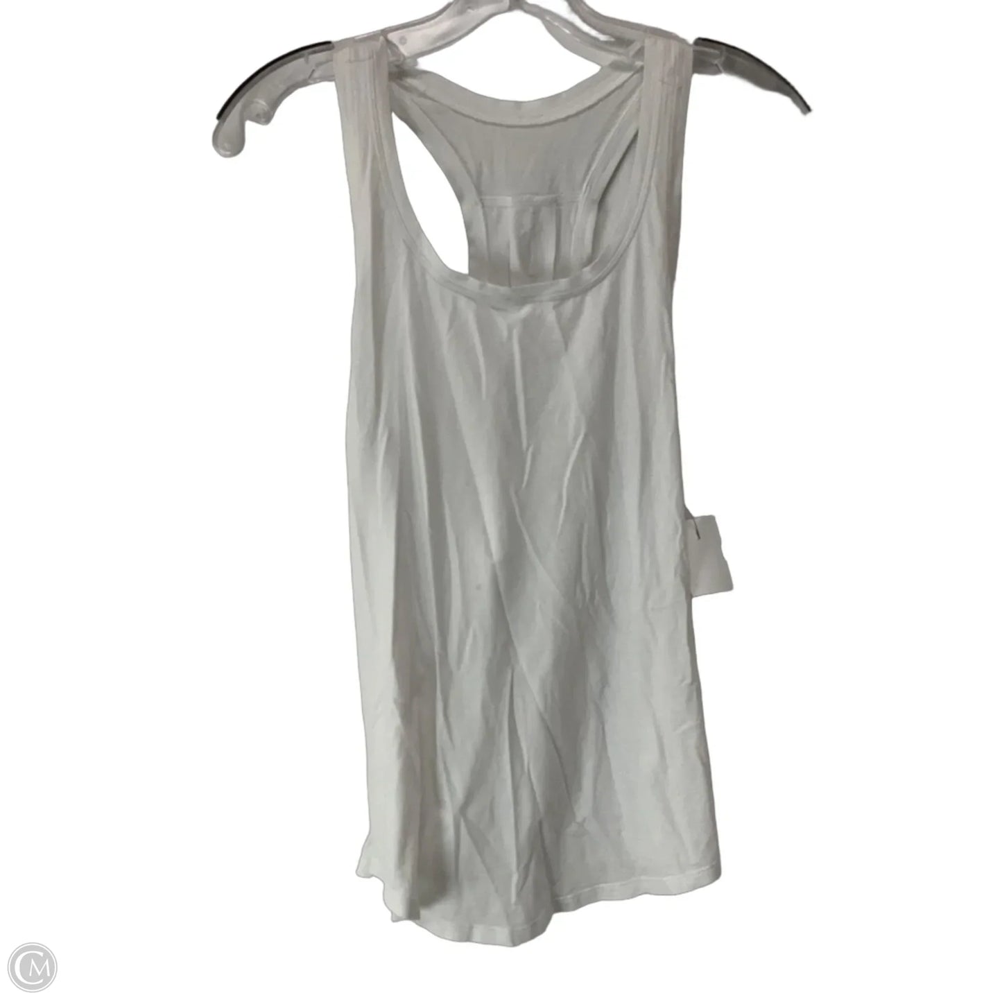 Athletic Tank Top By Lululemon In White, Size: 6