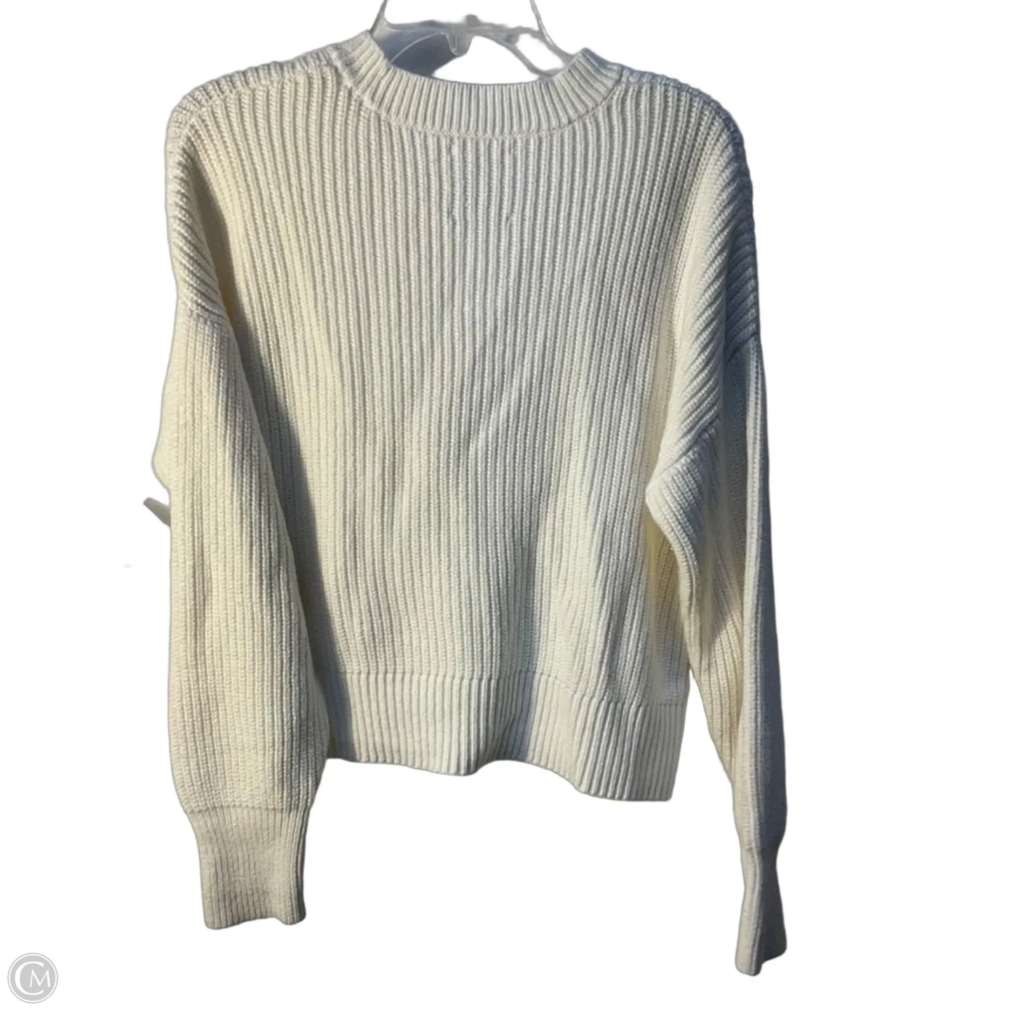 Sweater By Abercrombie And Fitch In Cream, Size: M