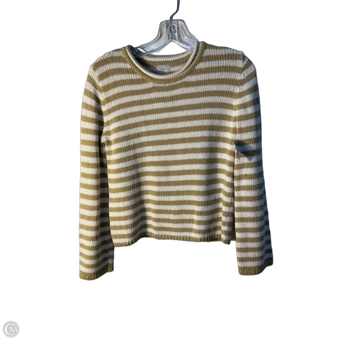 Sweater By A New Day In Striped Pattern, Size: Xs
