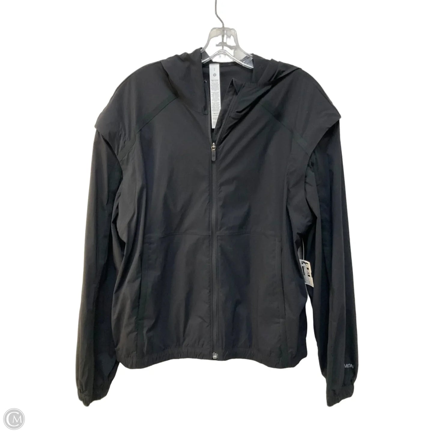 Athletic Jacket By Lululemon In Black, Size: L