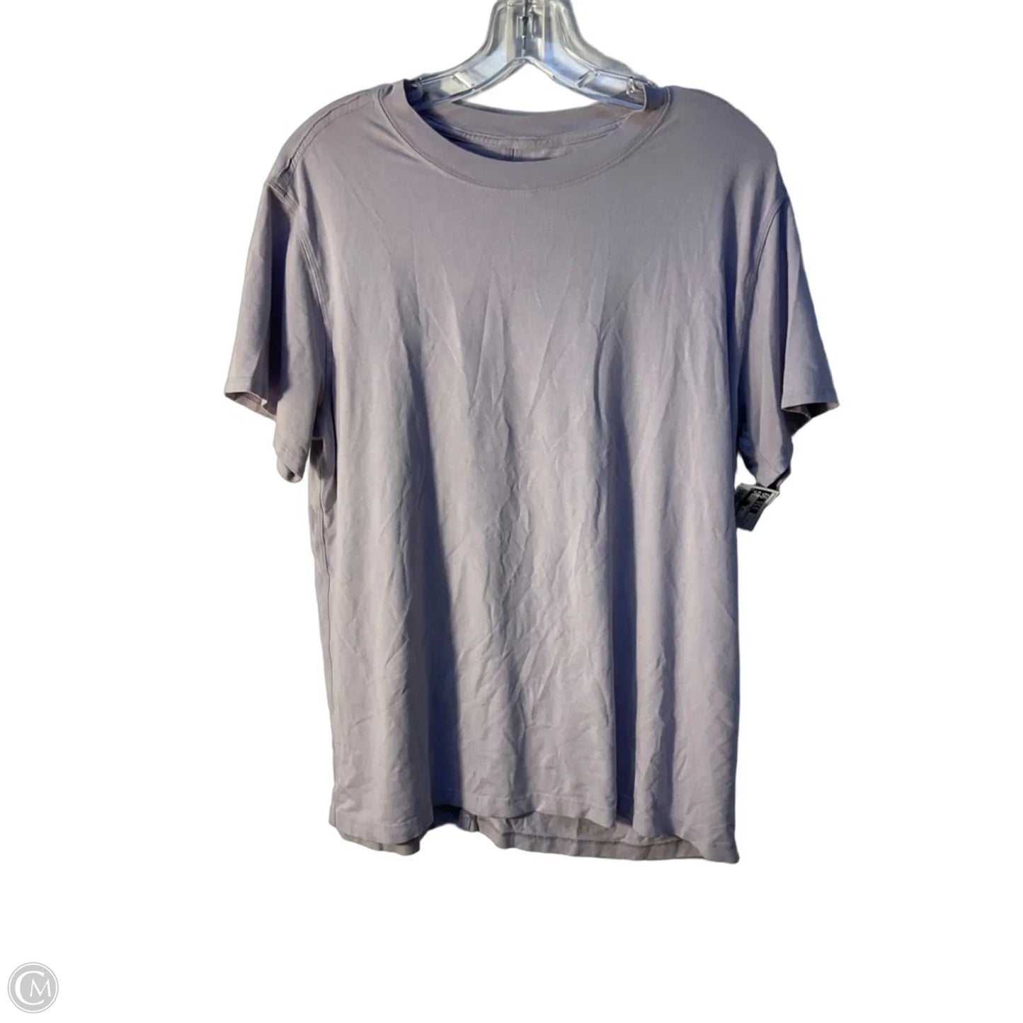 Athletic Top Short Sleeve By Lululemon In Purple, Size: 14