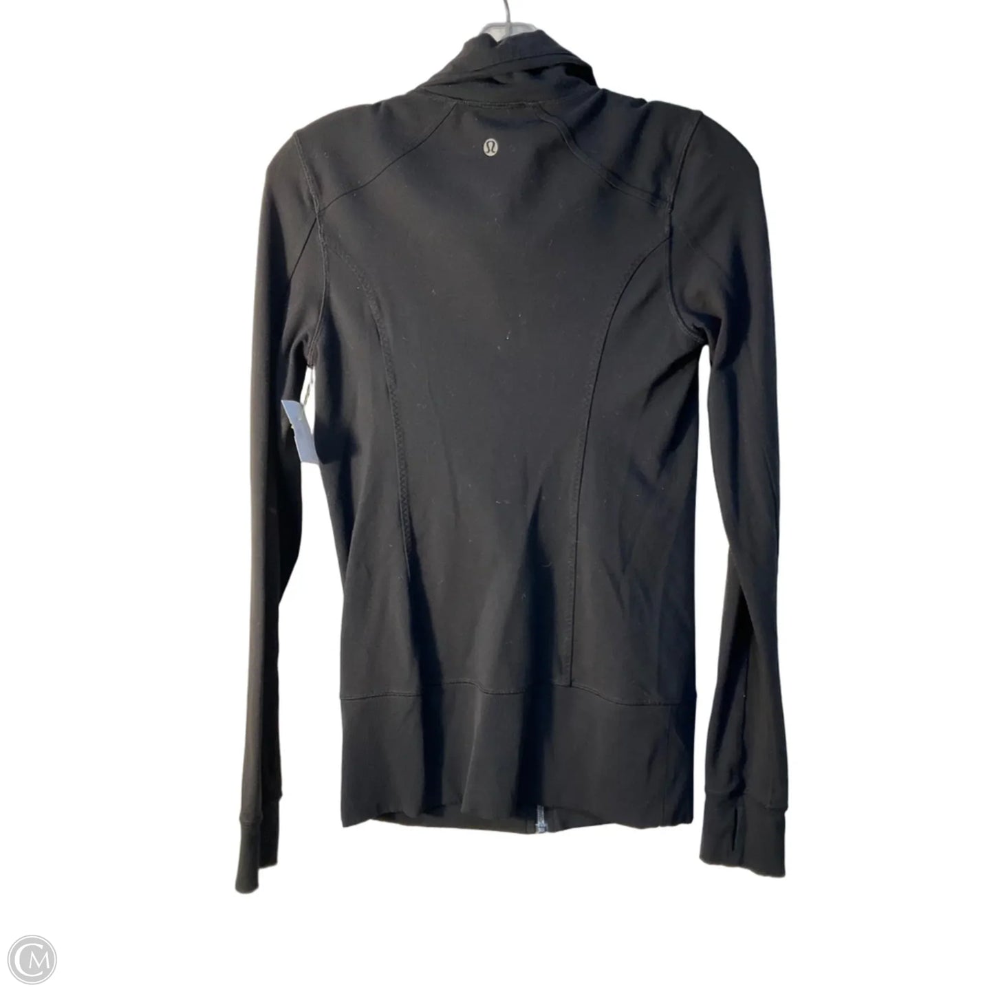Athletic Jacket By Lululemon In Black, Size: 8