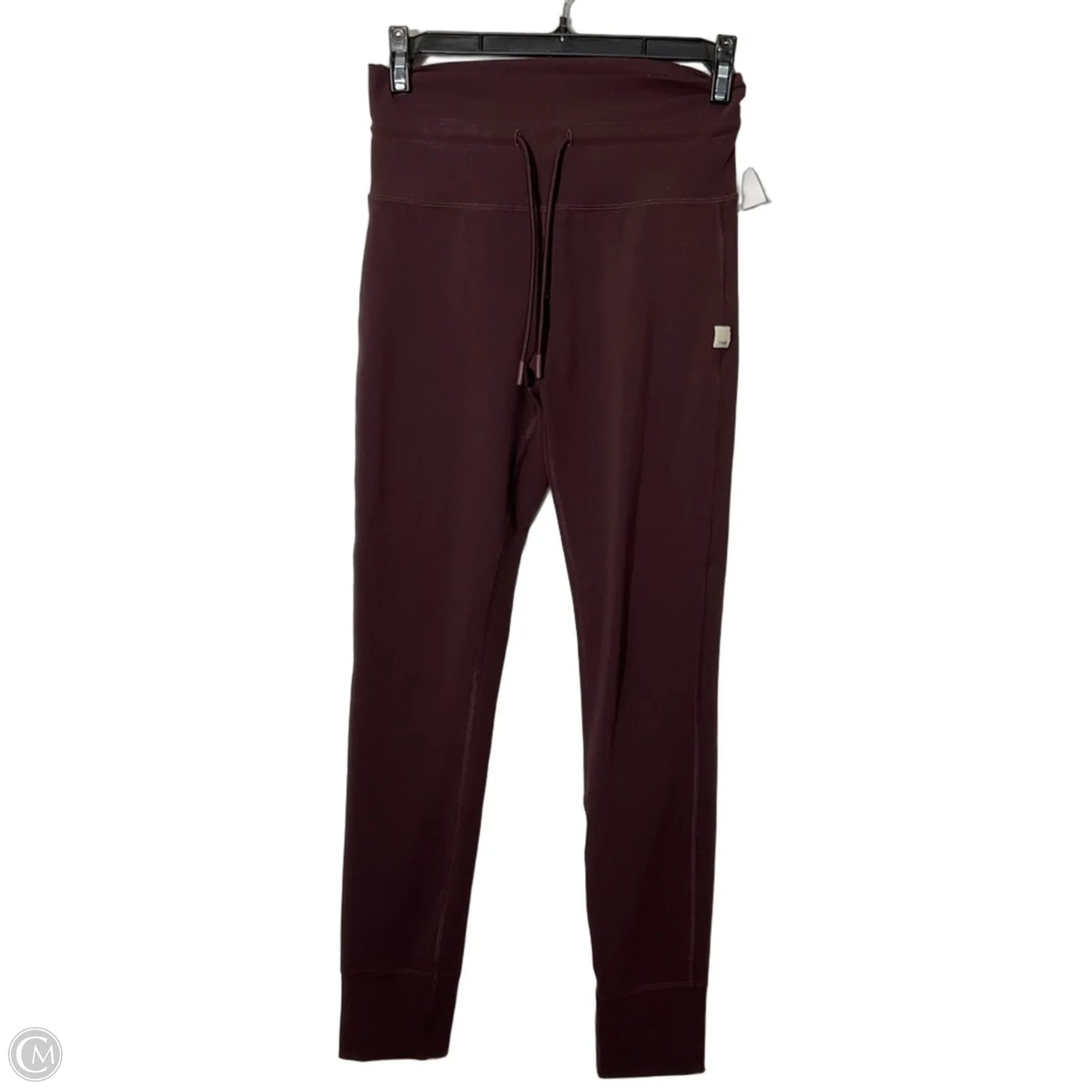 Athletic Leggings By Vuori In Maroon, Size: S