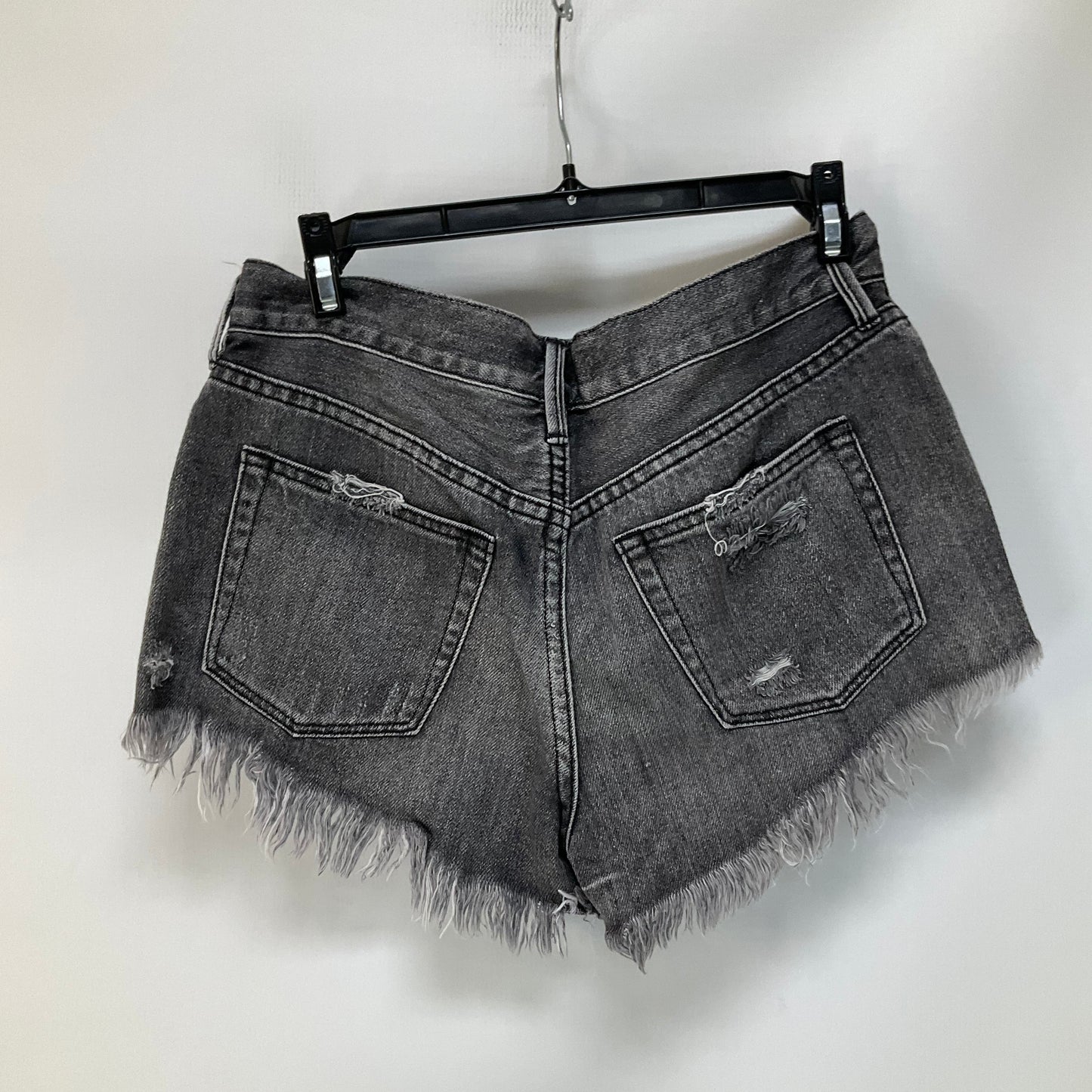 Black Denim Shorts We The Free, Size 0