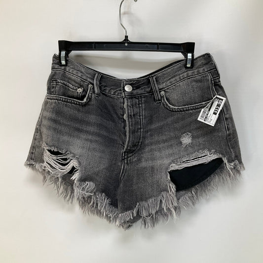 Black Denim Shorts We The Free, Size 0