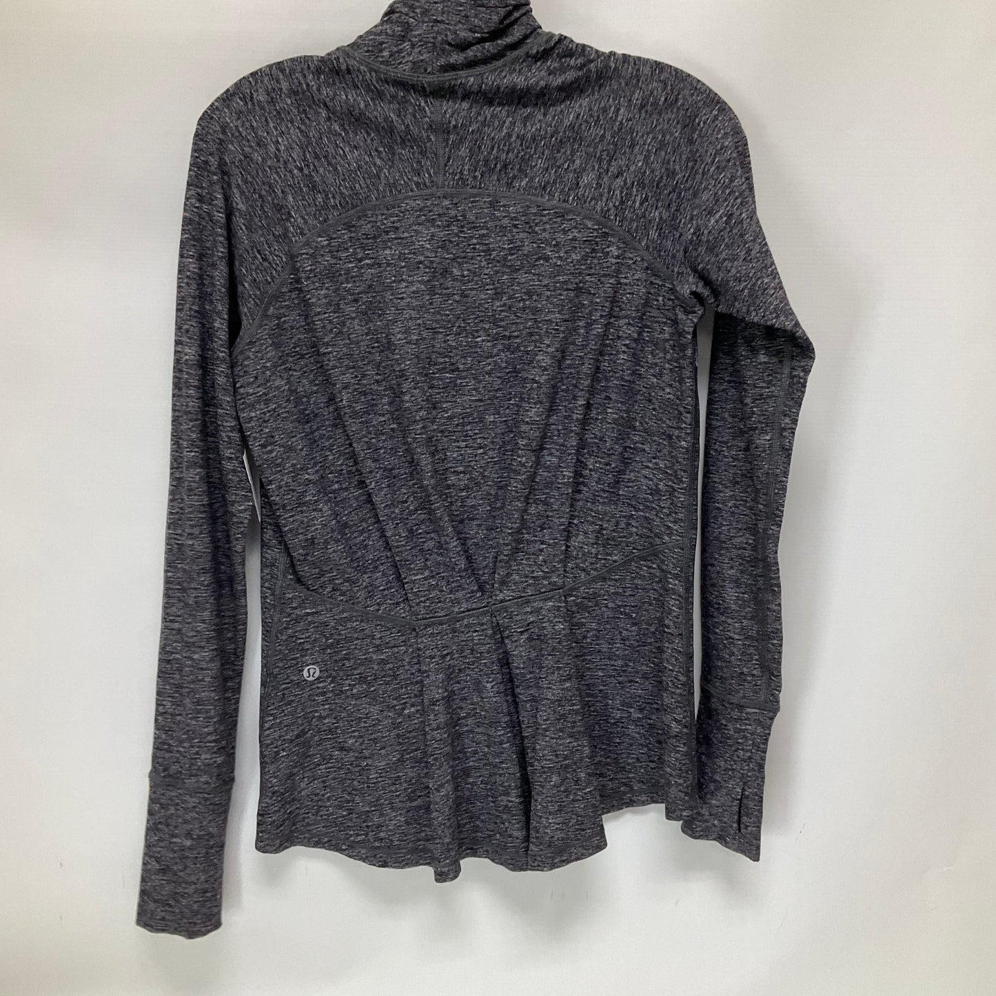 Grey Athletic Top Long Sleeve Collar Lululemon, Size 4