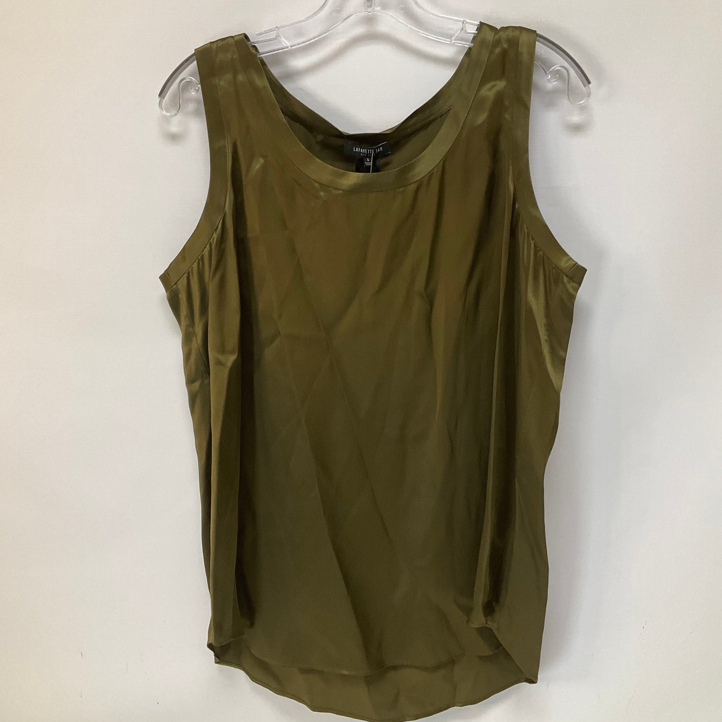 Green Top Sleeveless Lafayette 148, Size L