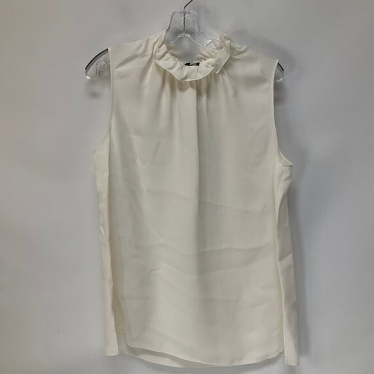 Cream Top Sleeveless Lafayette 148, Size L