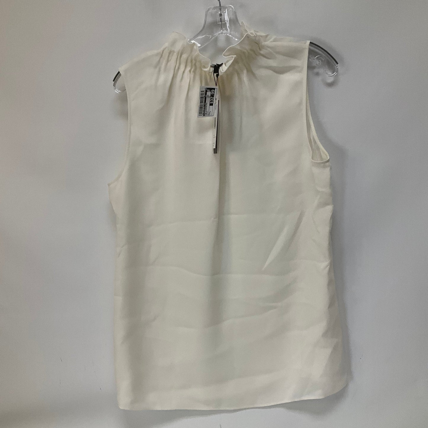 Cream Top Sleeveless Lafayette 148, Size L