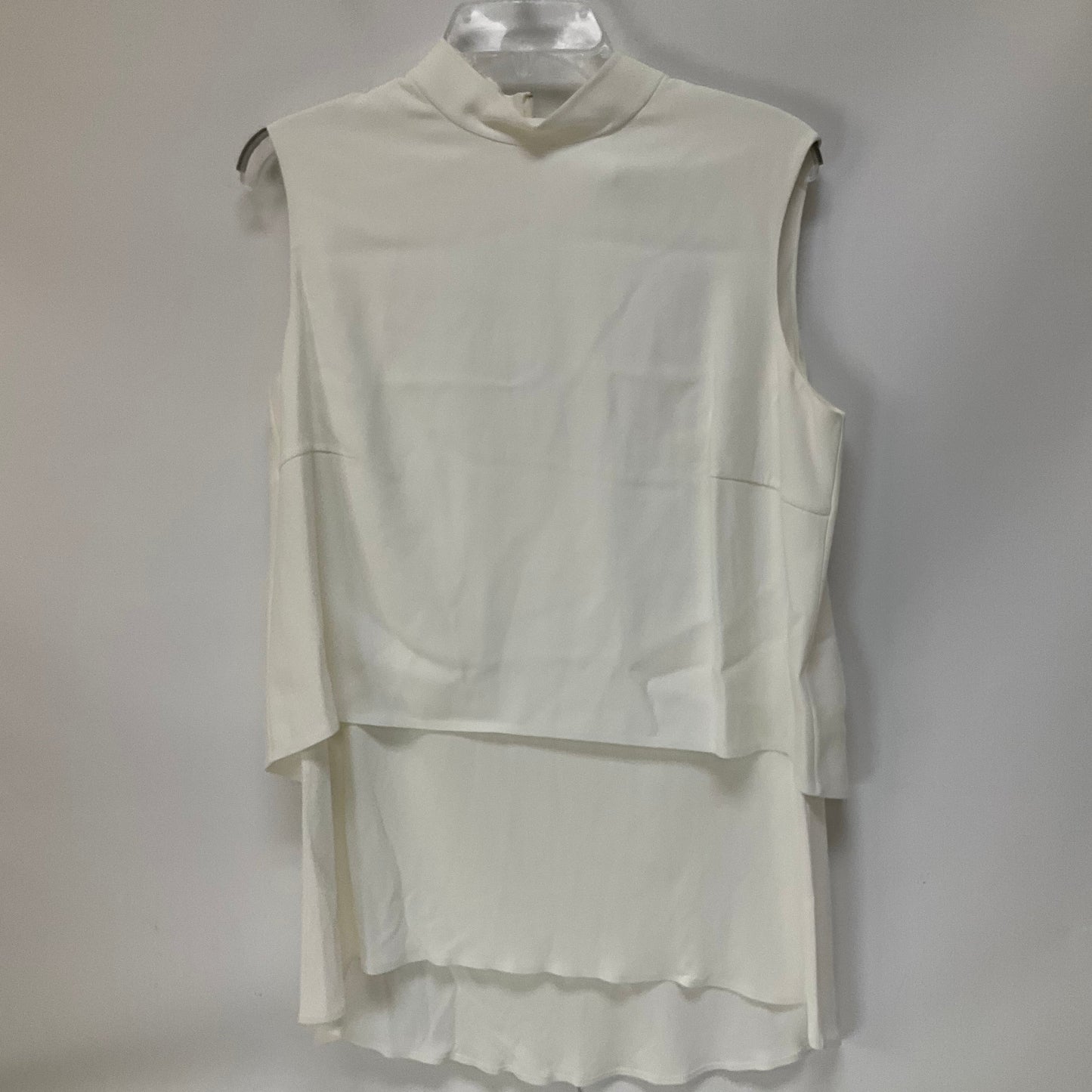 Cream Top Sleeveless Akris, Size L