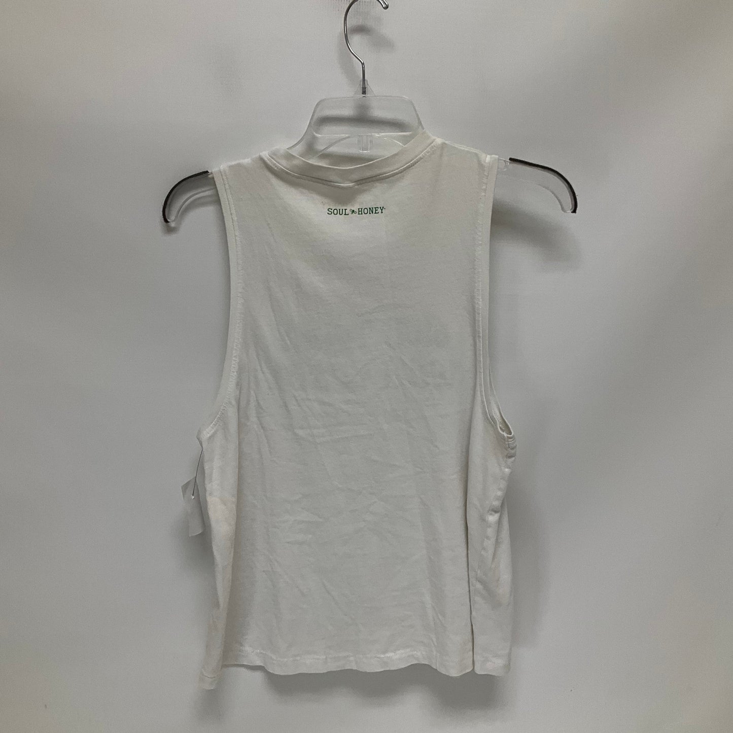 White Athletic Tank Top Cmc, Size S