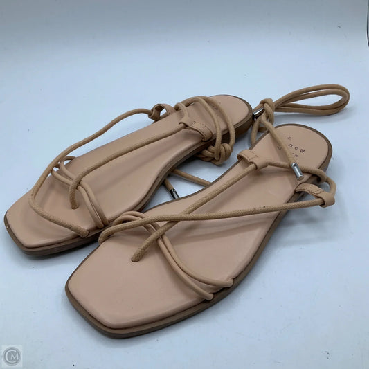 Sandals Flats By A New Day In Tan, Size: 7