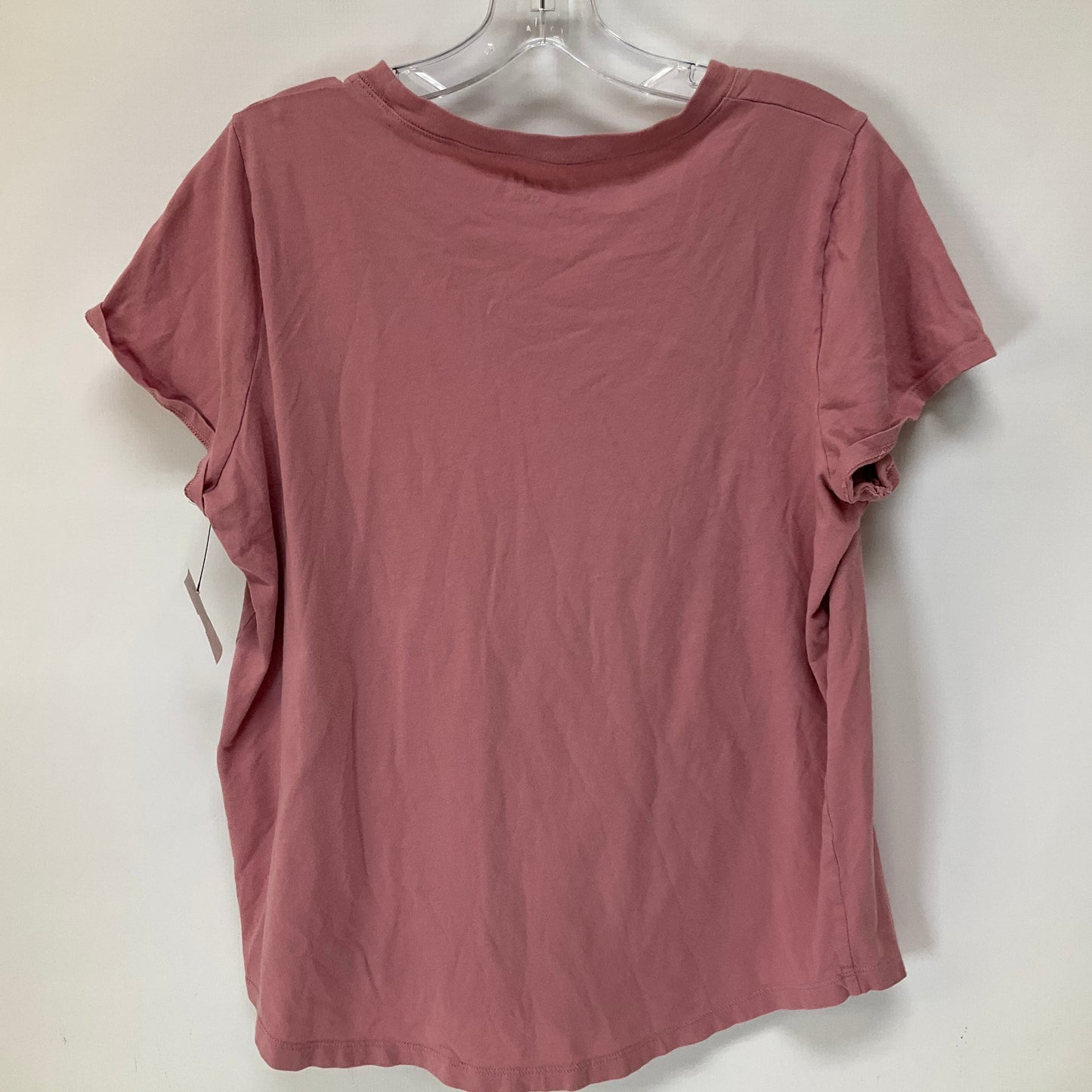 Pink Top Short Sleeve Basic Madewell, Size Xl